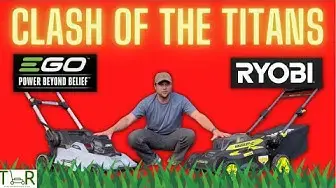 Video thumbnail for EGO 56V vs RYOBI 40V: Mower Matchup 2022