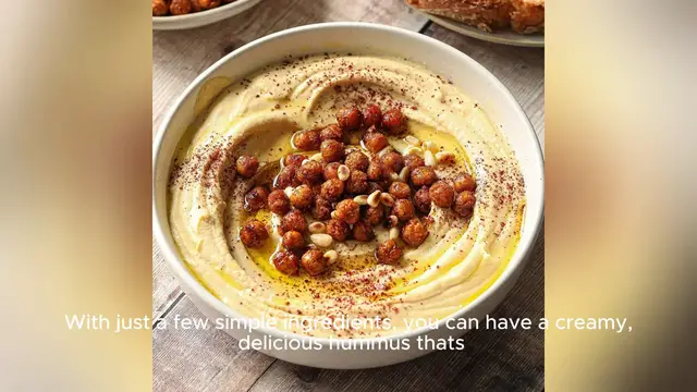 Video thumbnail for easy hummus recipe