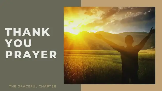 'Video thumbnail for Thank You Prayer'