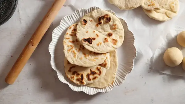 Video thumbnail for Light And Fluffy Sourdough Tortilla Recipe