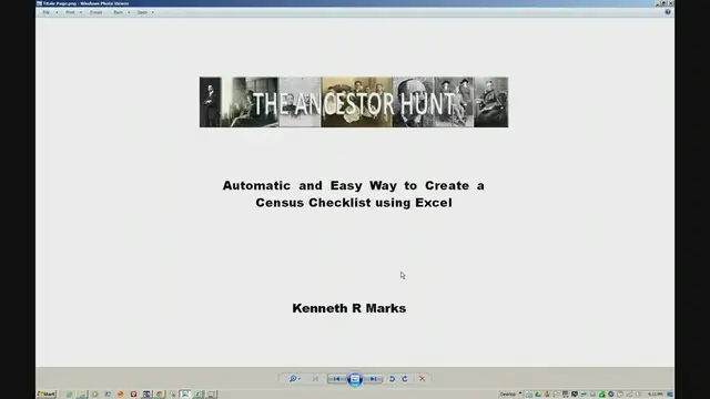 'Video thumbnail for Easy to Create a Census Checklist Using Excel'