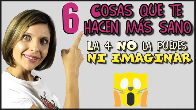 Video thumbnail for 6 Cosas que te hacen más sano. (La 4 NO la puedes NI IMAGINAR) ?