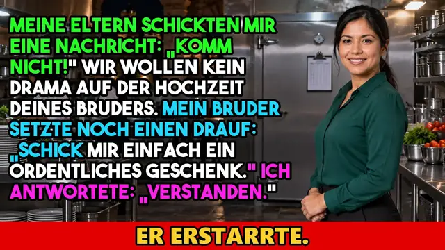 Video thumbnail for Meine Eltern schickten mir eine Nachricht: „KOMM NICHT!“ Wir wollen kein Drama auf der…