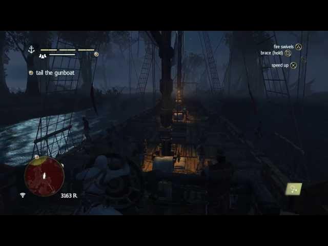 Video thumbnail for Assassin's Creed IV: Black Flag - The Siege of Charles-Town: Tail Gunboat, Crocadile Fights Tutorial