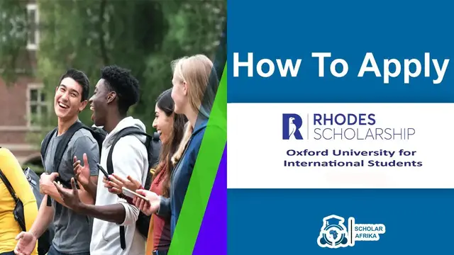 Video thumbnail for Rhodes Scholarship for International Students 2025