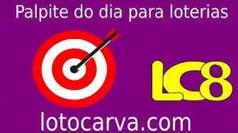 'Video thumbnail for Palpite do dia - loterias Caixa | lotocarva.com'