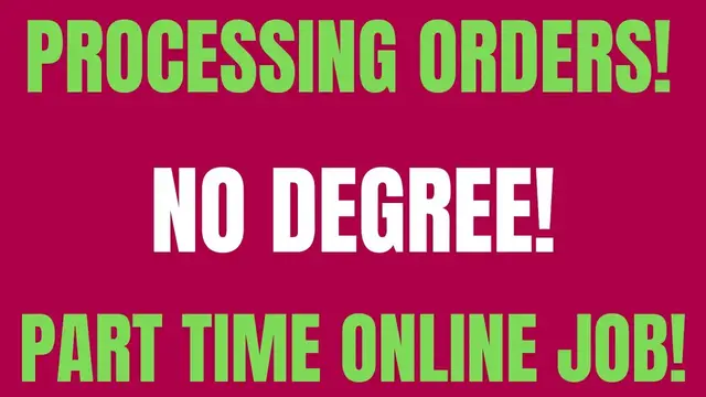 Video thumbnail for Processing Orders Work From Home Job | No Degree | Part Time Online Job Remote Jobs Hiring Now 2022