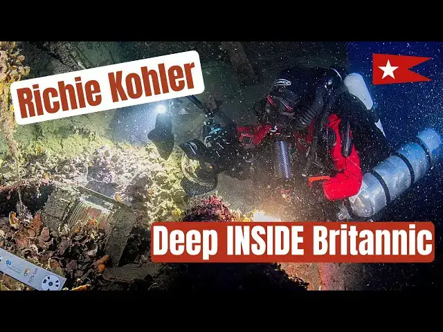 'Video thumbnail for Richie Kohler Dives Deep Inside the Britannic Shipwreck!'