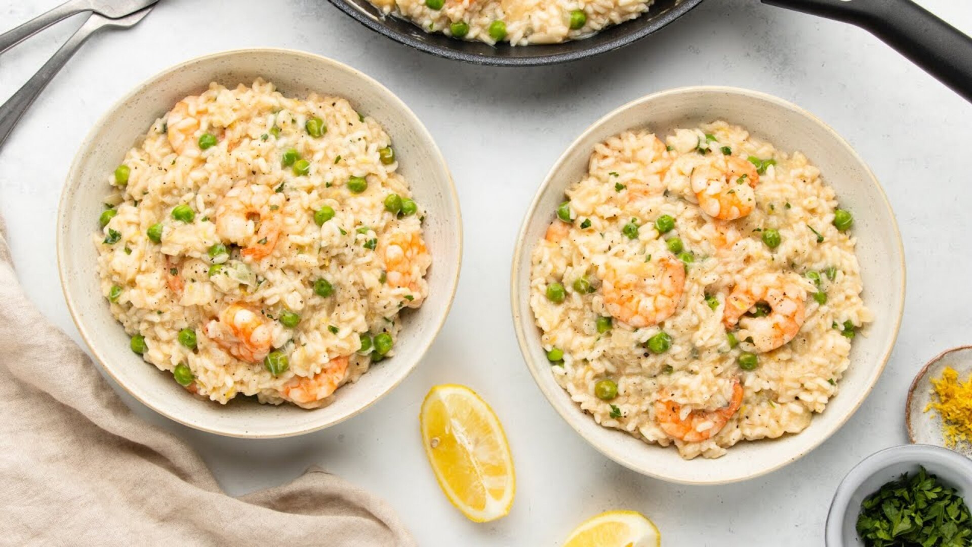 Video thumbnail for This Shrimp & Crab Risotto Al Limone Tastes Straight Out Of Italy