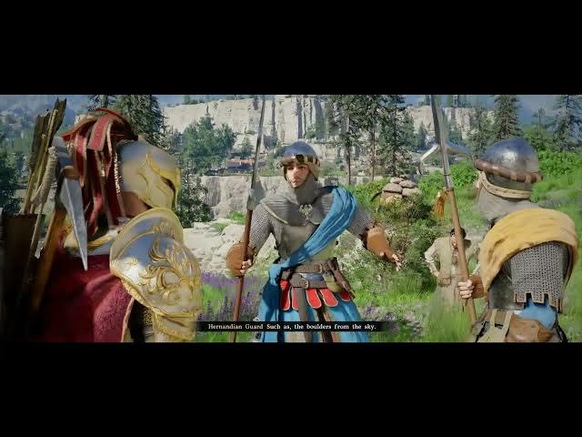 Video thumbnail for Crimson Desert - Chapter 2 Secrets Hidden In The Dark:  Go To The Guards "Goldleaves?" Cutscene