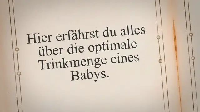 Video thumbnail for Wieviel Trinkmenge braucht mein Baby? [Ratgeber 2023]