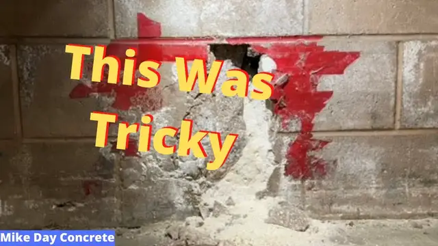Video thumbnail for Concrete Block Repair Using Sakrete Pro Mix (Making Money!)