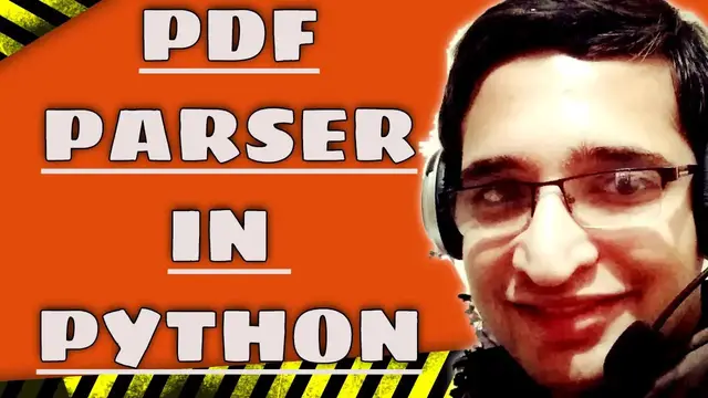 Video thumbnail for Building a Data Extractor | Parser using PyPDF2 in Python