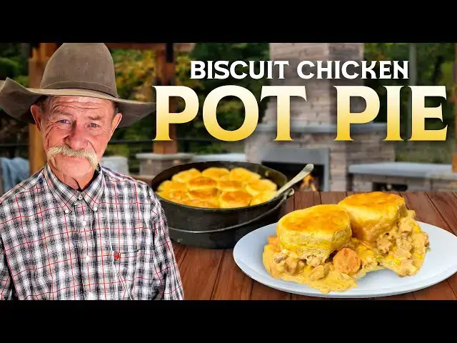 'Video thumbnail for Biscuit Topped Chicken Pot Pie | One Pot Classic Comfort Food'