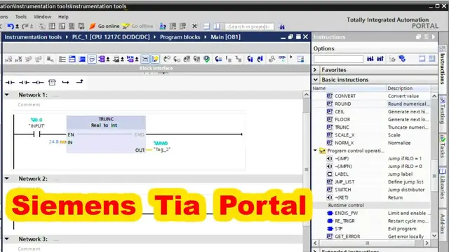 Video thumbnail for Learn Siemens Tia Portal Programming Online - CEIL, FLOOR, TRUNC