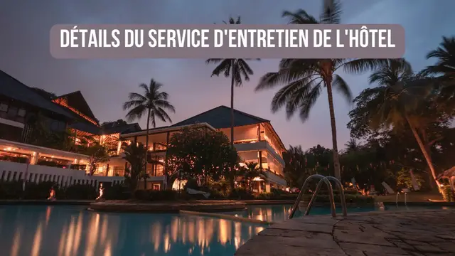 Video thumbnail for Détails du service d'entretien de l'hôtel