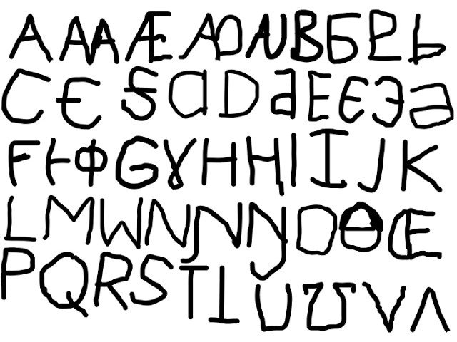Video thumbnail for Fanmade Alphabet Band with tone letters after Ʒ