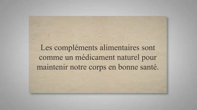 Video thumbnail for Les compléments alimentaires pour booster votre système immunitaire