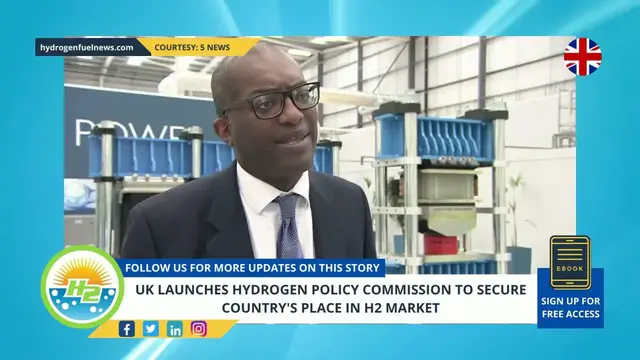 Video thumbnail for UK launches Hydrogen Policy Commission to secure country’s place in H2 market
