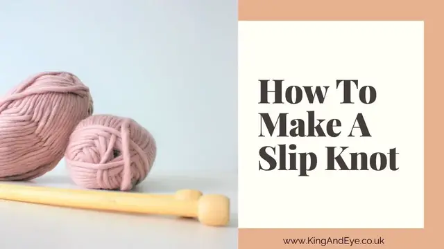 'Video thumbnail for Knitting For Beginners: How To Make A Slip Knot'