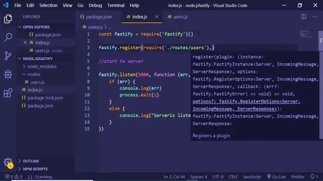 Video thumbnail for Building a simple REST API with NodeJS & Fastify Tutorial