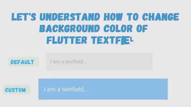 Video thumbnail for How To Change Flutter Textfield Color-2022 Guide