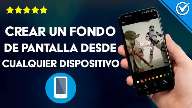 Video thumbnail for ¿Cómo crear un FONDO DE PANTALLA desde cualquier dispositivo? - Android y iPhone