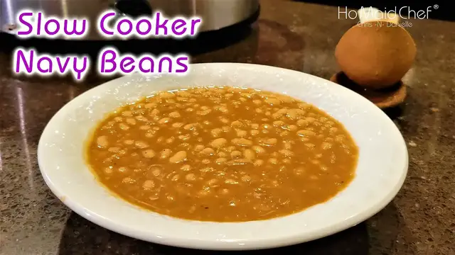 Video thumbnail for Slow Cooker Navy Beans | Dining In With Danielle