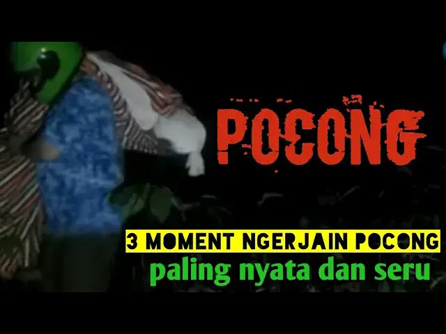 Video thumbnail for 3 kejadian pocong lucu ketika live | trending 2020