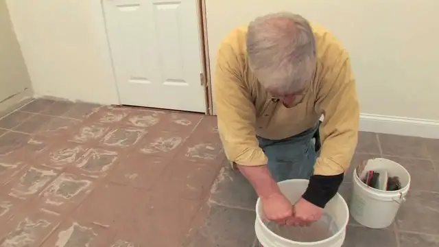Video thumbnail for How to Floor Grout Video 3 of 4