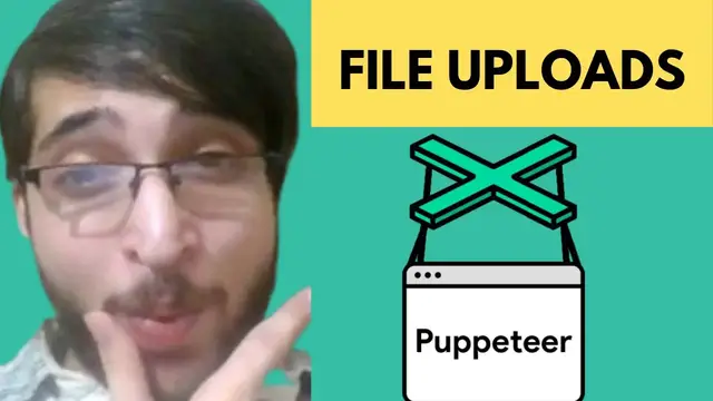Video thumbnail for Node.js Puppeteer FileChooser Upload Files & Images to Express Server or Remote Server in Javascript