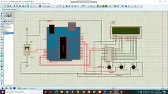 Video thumbnail for Digital Thermometer(LM35) using Arduino, and I2C LCD display in Proteus.