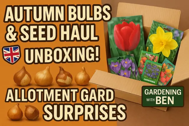 'Video thumbnail for Autumn Bulbs & Seed Haul Unboxing | Allotment Garden Surprises'