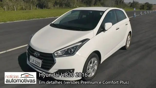 Video thumbnail for Novo Hyundai HB20 2016 - Detalhes - NoticiasAutomotivas.com.br
