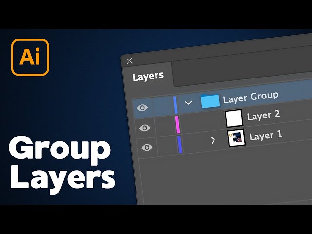 Video thumbnail for How to Group Layers in Illustrator