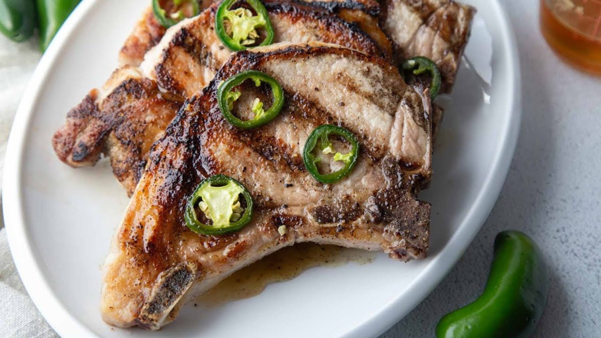 Video thumbnail for Hot Honey Pork Chops Recipe