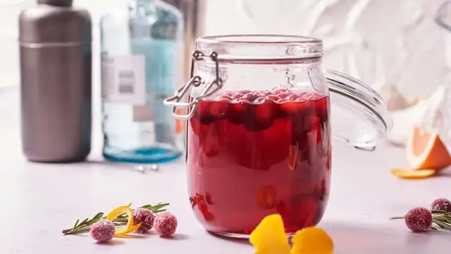 Video thumbnail for Cranberry-Infused Vodka Recipe
