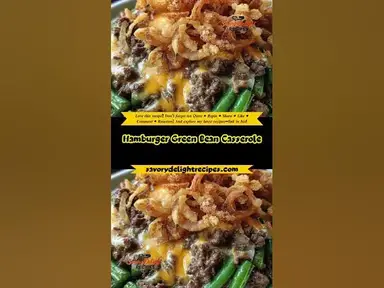 'Video thumbnail for Hamburger Green Bean Casserole'