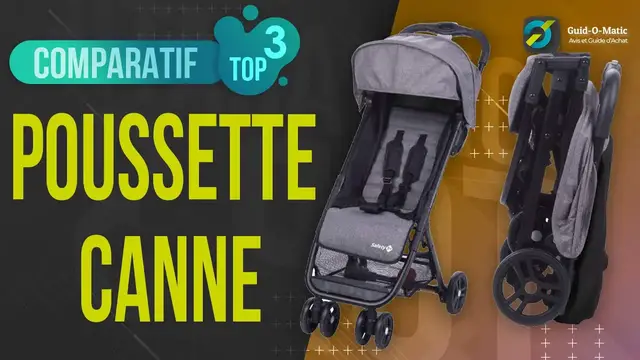 Video thumbnail for ⭐️ MEILLEURE POUSSETTE CANNE (2022) - Comparatif & Avis