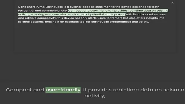 Video thumbnail for residential and commercial use. Compact and user-friendly, it provides real-time data on seismic activity, ensuring users are always informed of potential earthquakes. With its advanced sensors and reliable connectivity, this device not o