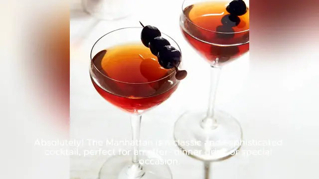 Video thumbnail for manhattan cocktail recipe