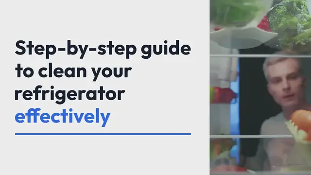 Video thumbnail for Cleaning Refrigerator Efficiently