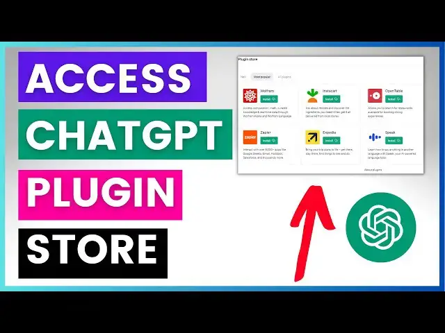 Video thumbnail for How To Access ChatGPT Plugin Store?