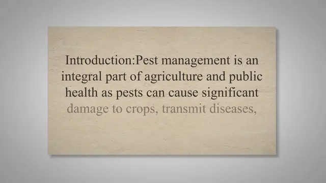 Video thumbnail for Biological control methods in pest management
