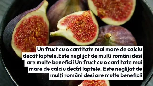 Video thumbnail for Un fruct cu o cantitate mai mare de calciu decât laptele. Este neglijat de mulți români desi are multe beneficii