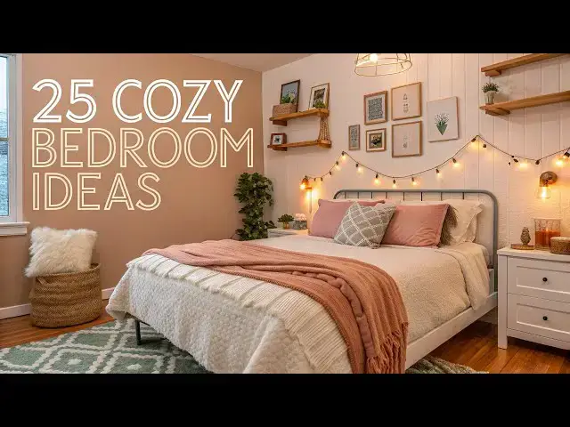 Video thumbnail for 25 Cozy Bedroom Ideas for Small Homes: Maximize Your Space!