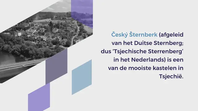 Video thumbnail for Český Šternberk kasteel en stadje Tsjechië