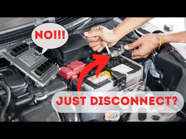 Video thumbnail for Can you just disconnect battery in a modern car? Unfortunately, no…