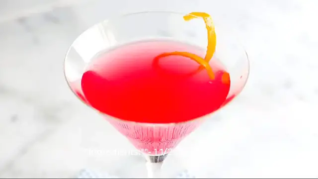 Video thumbnail for cosmopolitan recipe