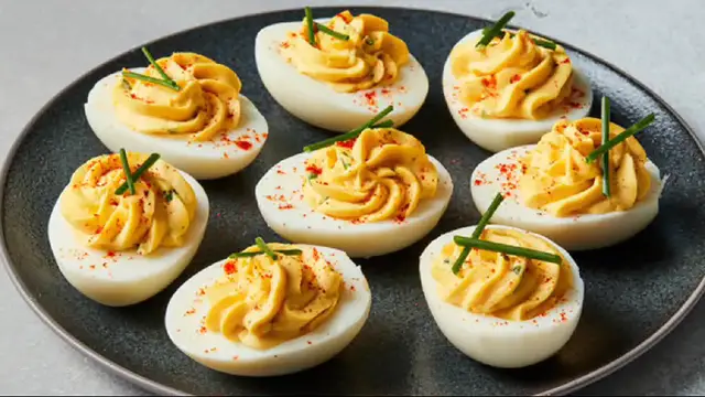 Video thumbnail for Deviled eggs recipe